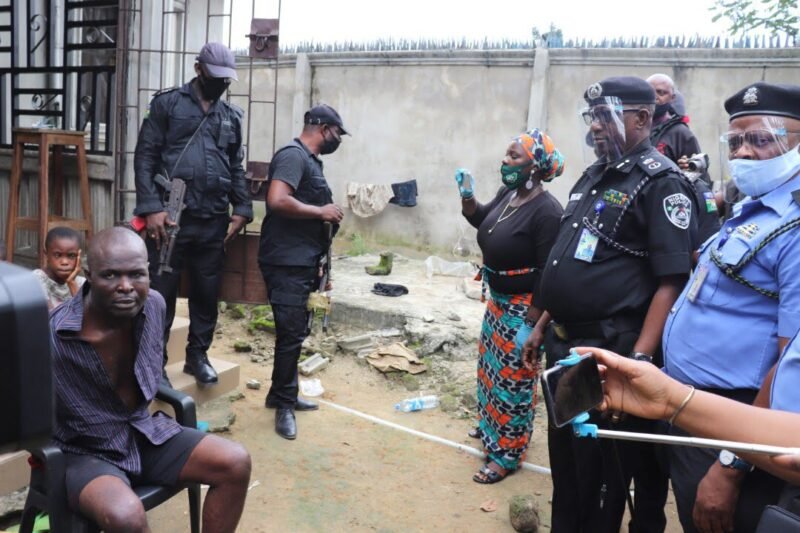 Police exhumes four dead bodies from septic tank, arrests suspect in Rivers