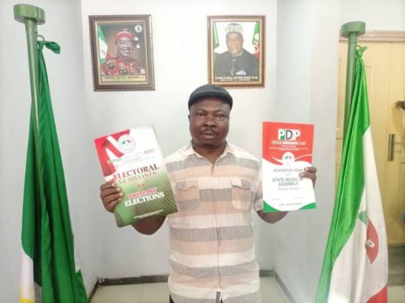 Ebin Kalu Picks Expression of interest Form For Ohafia South State Constituency