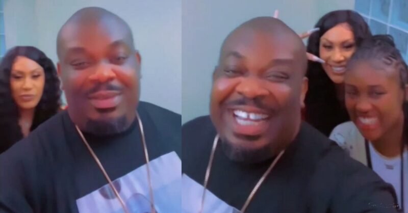 Don Jazzy reunites with ex-wife in Lagos
