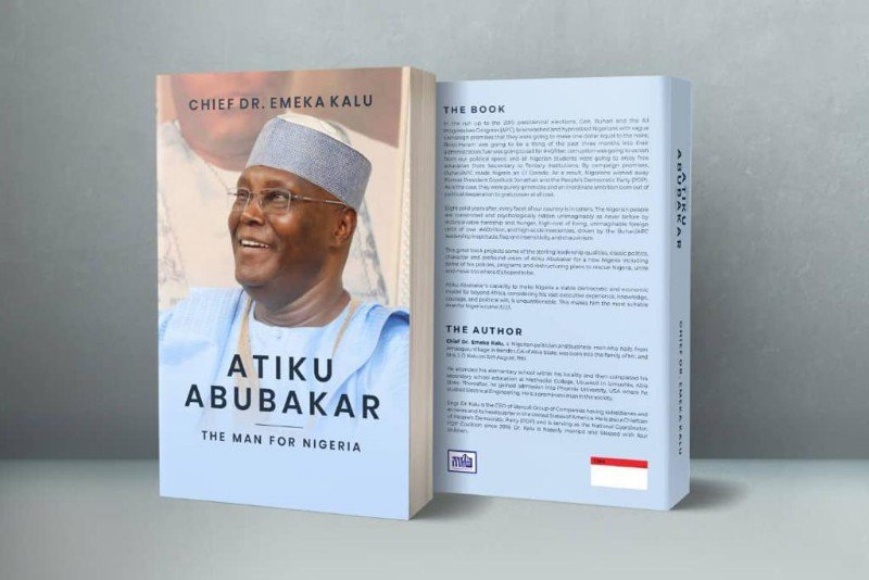 Dr Kalu to unveil powerful book on Alj Atiku Abubakar, Nov. 28