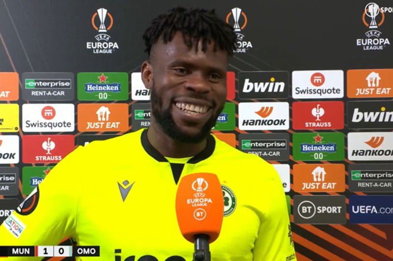 Uzoho nominated for UEFA Europa League POTW, SOTD