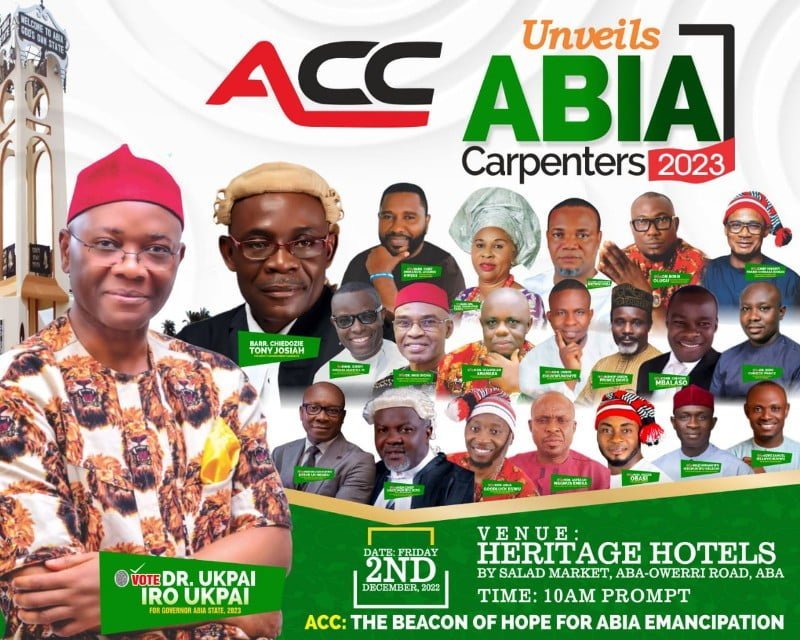 ABIA 2023: The Significance Of Abia Christians’ Adoption of Dr. Ukpai Iro and other candidates