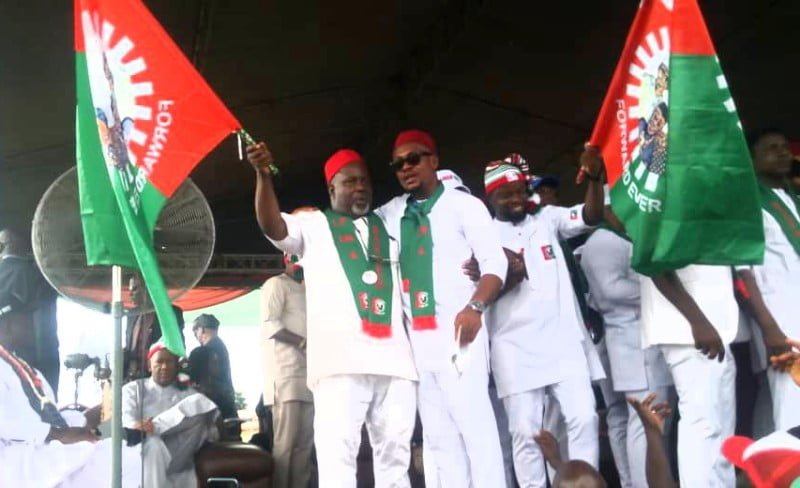 2023: Nnamdi Iro Oji receives Labour Party Flag as Senatorial Candidate