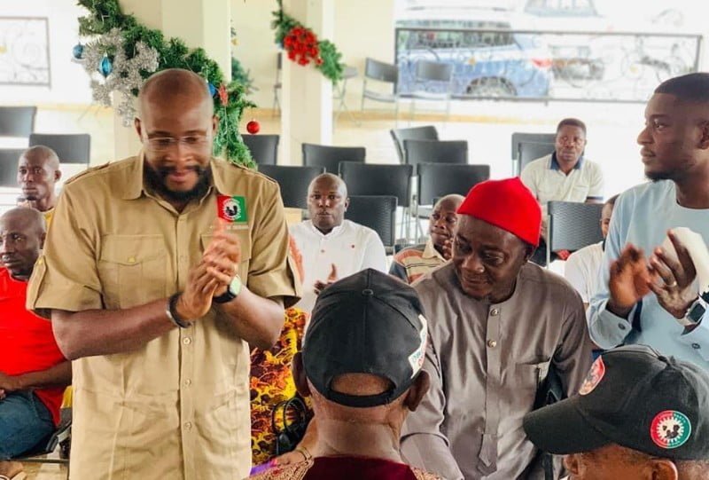 2023: LP Candidate, Ibe Okwara Meets Traditional Rulers From Aro/Ohafia Fed. Constituency