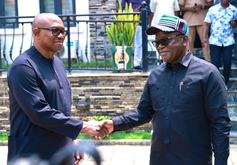 Gov Ortom endorses Peter Obi, says LP candidate can deliver Nigeria
