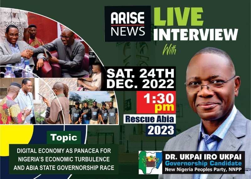 ‘We’ll use technology to tackle perennial Underdevelopment challenge in Abia’ -Ukpai Iro