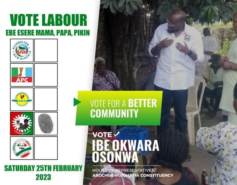 My vision is to effectively serve, provide my people with better, quality life — Ibe Okwara