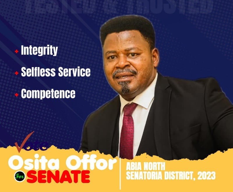 Osita Offor Of ADC Rejects Declaration Of Orji Kalu As Senator Elect, States Reasons.