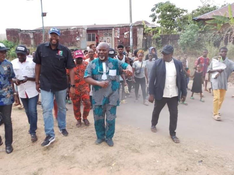 Nnamdi Iro Oji, Ibe Okwara Storm Obieze and Ike Isu with Obidients