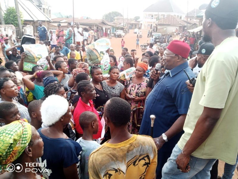 Ekwueme Ohafia Gets Warm Reception, Promises Of Support From Okamu Ward.