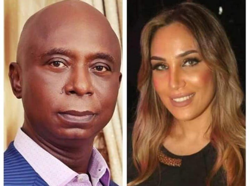Ned Nwoko’s Moroccan Wife Congratulates Him On Election Win