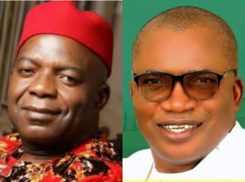 Abia 2023: Emeka Nwankpa Congratulates Alex Otti With 90 Gunshots Salute Over Victory