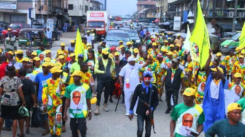 Abia Guber 2023: Emeka Nwankpa Rounds Off Campaign in Grand Style