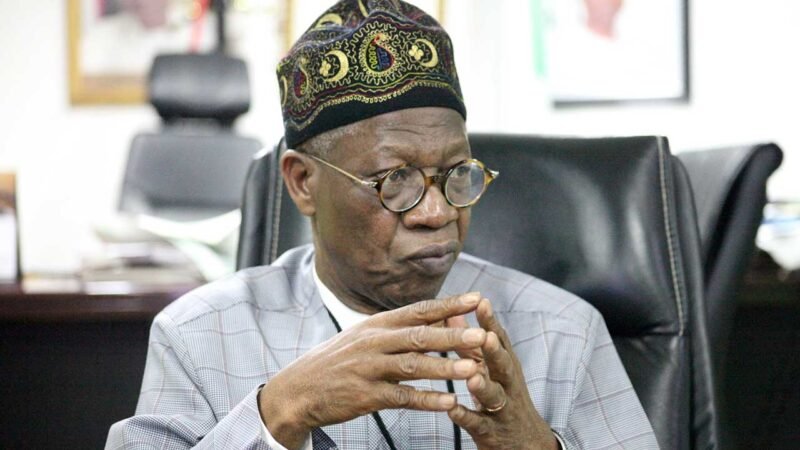 Afanifere taunts Lai Mohammed for desecrating office of Minister of Information with lies