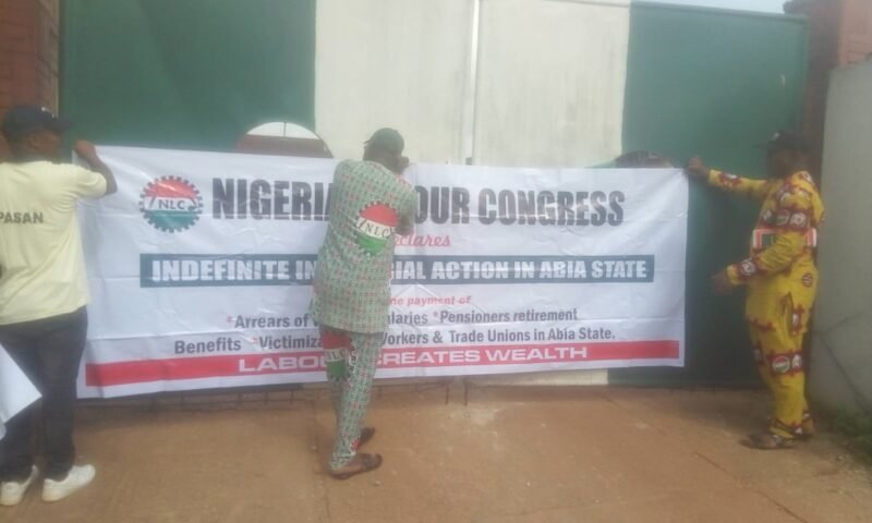 Abia workers begin indefinite strike in line with NLC directive
