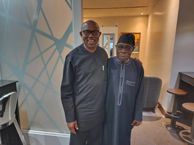 Obasanjo says Peter Obi remains candidate for a better Nigeria