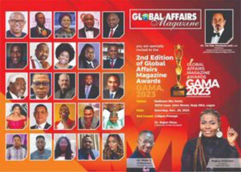 Radisson Blu to host, Peter Obi, Ultimate Commander, other recipients of GAMA 2023 Award.