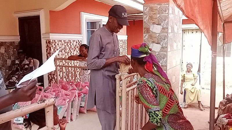 ECK Foundation Distributes Palliative To Make Yeilutide Exciting For Widows in Bende