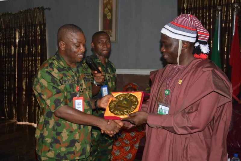 Study Tour: 14 Brigade Host Participants Of National Institute For Policy And Strategic Studies.
