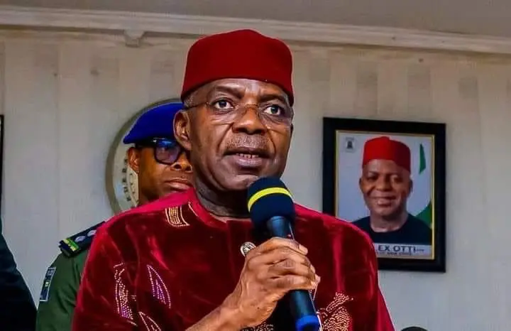 Gov. Otti: Okoronkwo, the suspended Abia health commissioner, is being investigated
