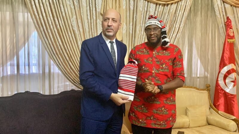 Rep Ibe Okwara Meets Tunisian Ambassador, Woos Investors, Promises Youth Advancement