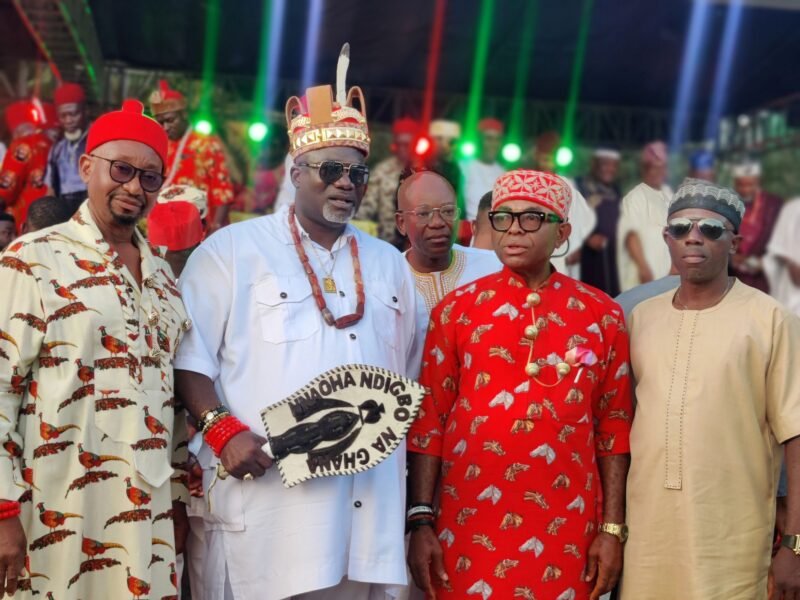 Arousing welcome greets Dr Emeka Kalu in Bende as Nna Oha Ndigbo returns.
