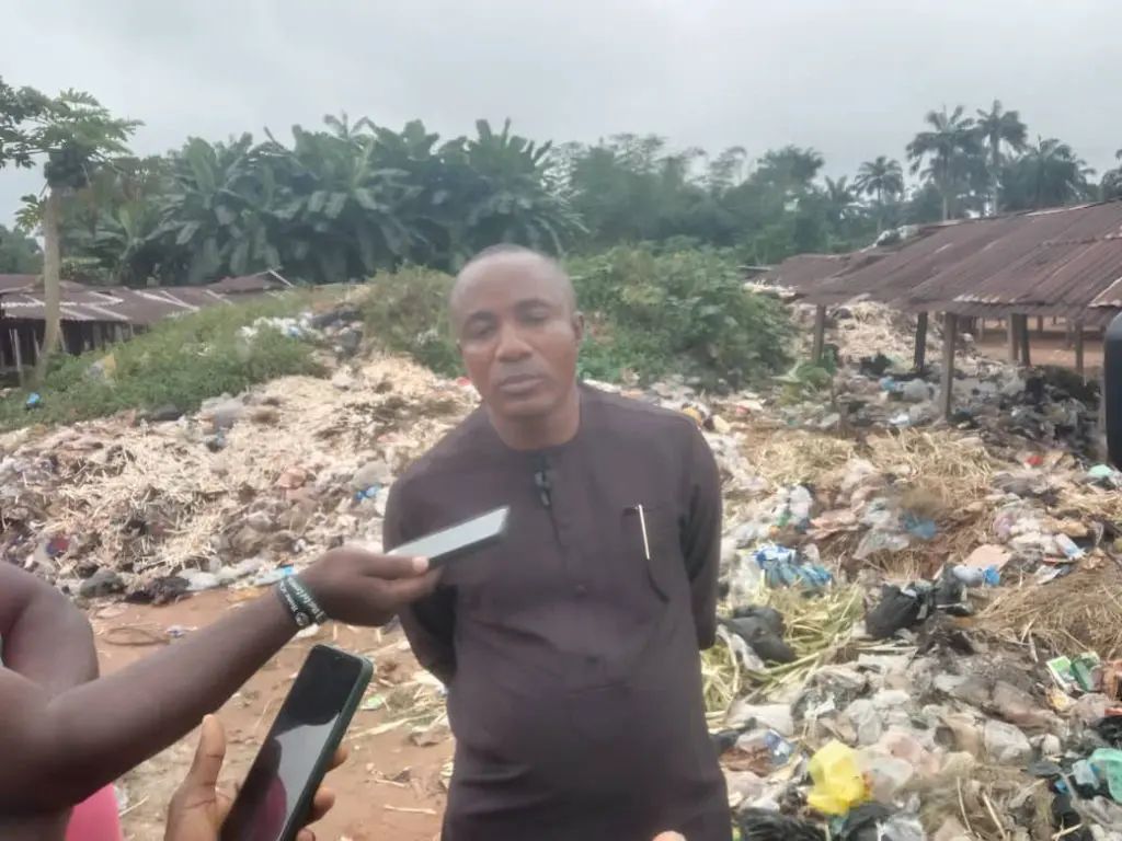 Abia State (ASEPA) tackles 15-year-old dump site in Orie-Ntigha market to promote healthier environment for the community.