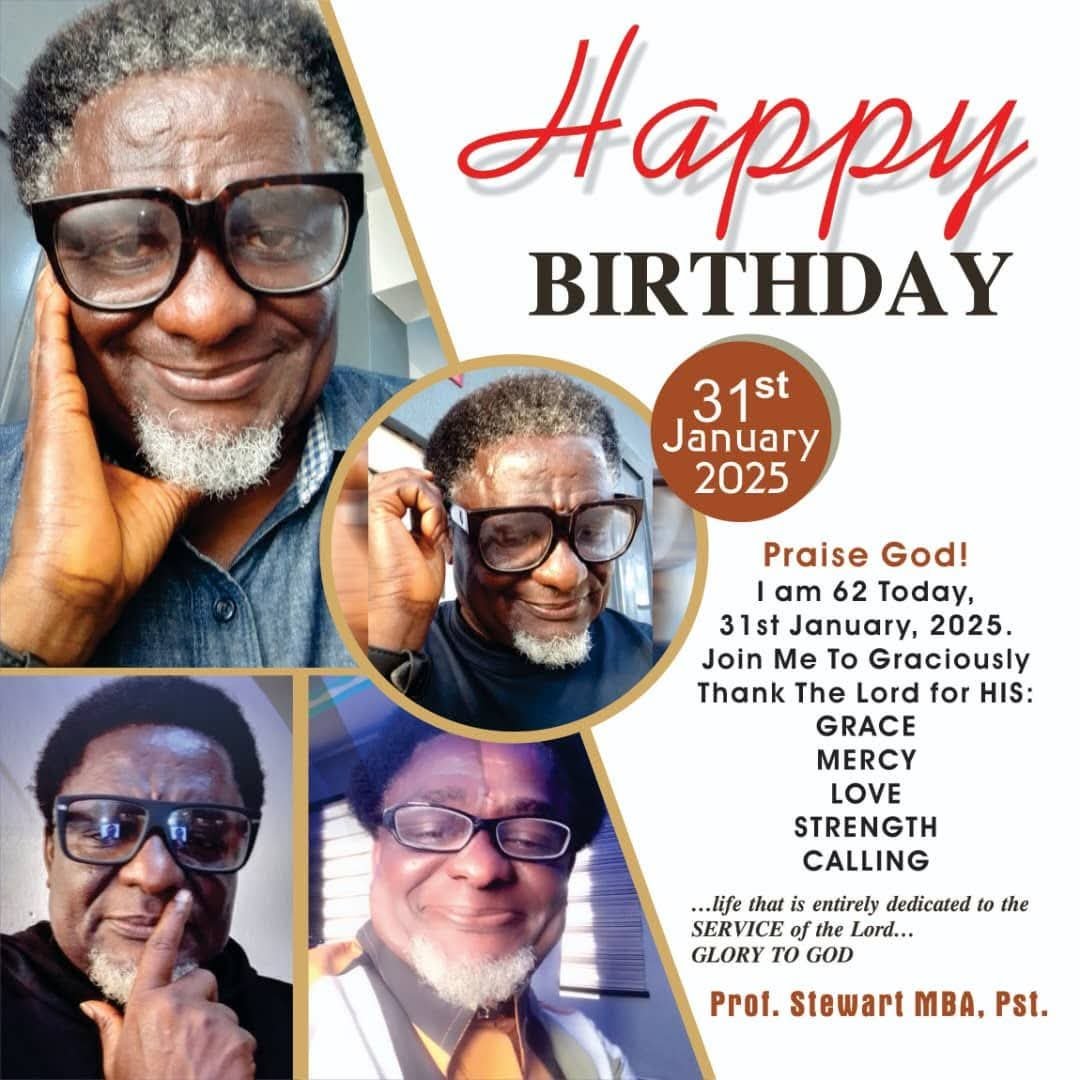 Prof Stewart Mba Celebrates 62nd Birthday, Reflects On Life Of Faith, Service