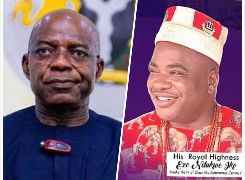 HRH Eze Ndukwe Iko Hails Gov. Otti’s Transformation of Abia State, Reiterates Support