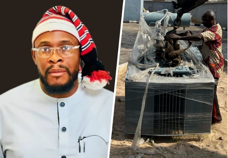 Hon. Ibe Okwara Osonwa Donates First-Ever 500KVA Transformer To Amoba Community, Arochukwu LGA