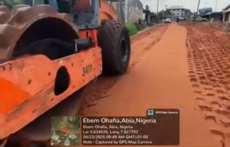 Rep. Ibe Okwara Flags Off Construction Of Mgbaga 3km Road In Ebem Ohafia.
