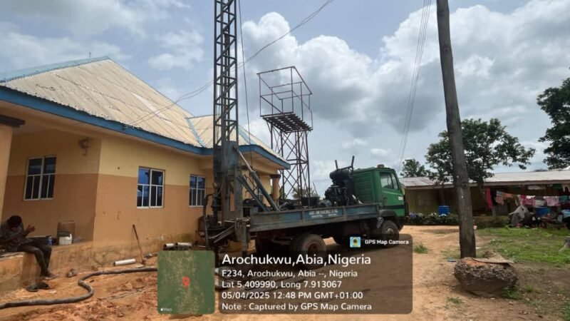 Jubilation as Hon. Ibe Brings Solar-Powered Water to Ugwuakuma, Arochukwu