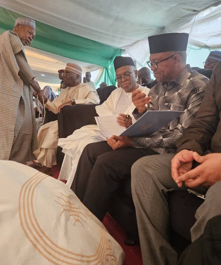 Peter Obi Pays Condolence Visit to Buhari’s Family in Daura; Clarifies Initial Absence