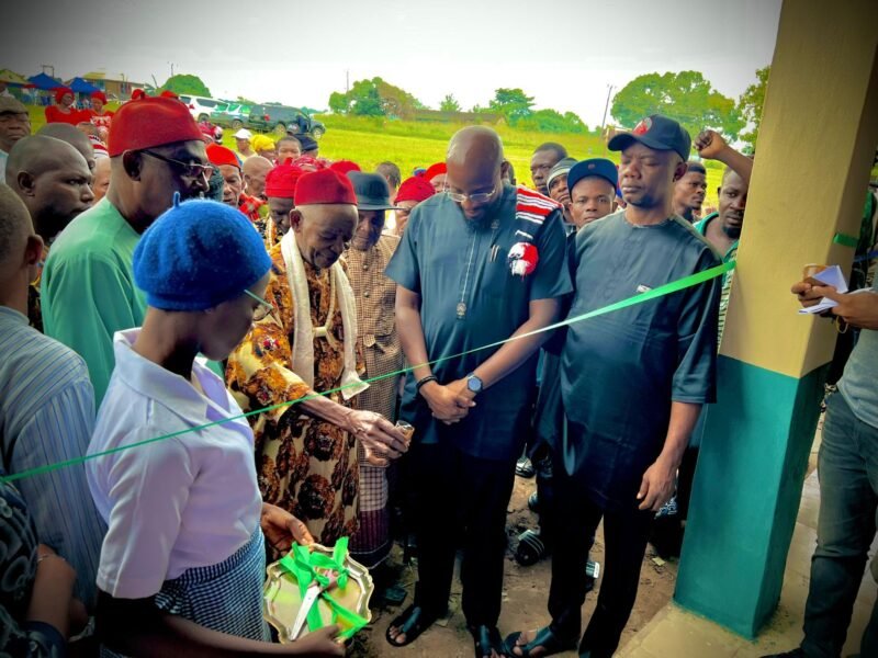 Hon. Ibe Okwara Osonwa Commissions 3 Brand New Classroom Blocks in Abam Community