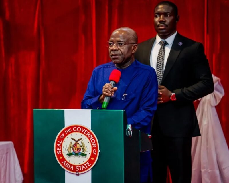 Gov. Otti Congratulates Father Anokwuru On His Book Launch, Pledges To Partner With Him On Geriatric Village Establishment
