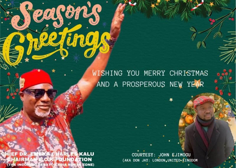 Chief Dr. Emeka Kalu Sends Christmas Message To Abia North, Nigerians