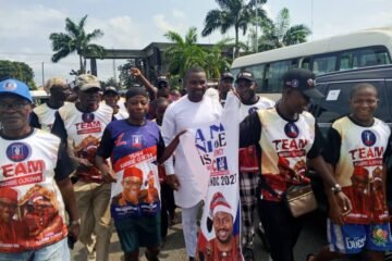 Karibe Ojigwe Receives NDC Flag, Declares Readiness To Defeat Bende Contestants