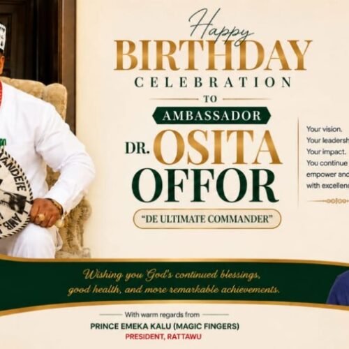 RATTAWU President Emeka Kalu Celebrates Osita Offor, Commends ACSC Vision