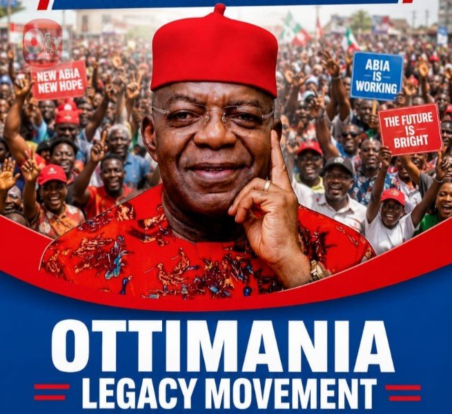 OTTIMANIA Legacy Movement Begins Statewide Mobilisation, Calls for Volunteers Ahead of Governor Otti’s 2027 Re-Election Campaign