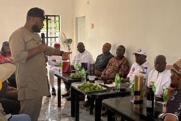 NDC Abia North Stakeholders Meet At Ogah’s Uturu Residence, Rally Support For 2027