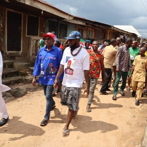 Peter Obi Village Coordinators Inaugurated In Isiugwu Ohafia, Pay Courtesy Call On Ezieogo Okorie Ukpe