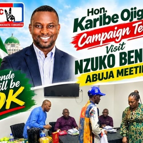 Nzuko Bende Abuja Throws Weight Behind Karibe Ojigwe For 2027 Bende Federal Constituency