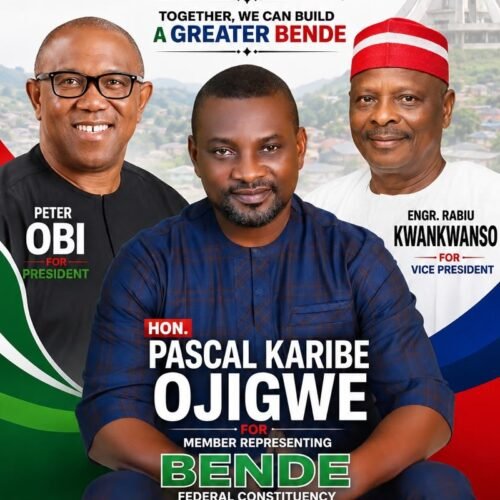 Karibe Ojigwe Promises Quality Projects, Says No To Substandard Work In Bende