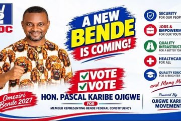 2027: Why Bende Should Consider Pascal Karibe Ojigwe