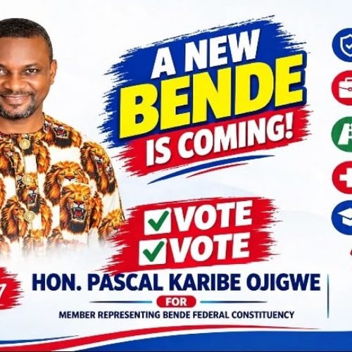 2027: Why Bende Should Consider Pascal Karibe Ojigwe