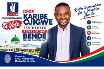 If Abia Can Be Transformed Within Short Period, Bende Can Also Experience Meaningful Transformation Under Hon. Karibe Ojigwe.