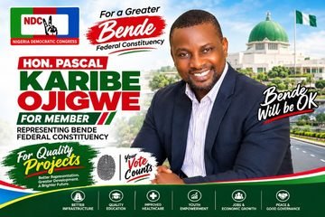 Vote Karibe Ojigwe; The Man That Can Transform Bende With Peace That Produces Prosperity