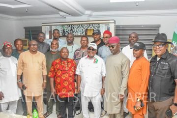 “ACHA IS 100% LABOUR PARTY”: Ex-Isuikwuato Chairman Ajah Officially Endorses Bourdex For Senate! | SEE PHOTOS