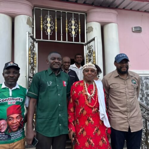 Eze Ogo Of Amuvi Blesses Hon. Ibe Okwara Osonwa, Rt. Hon. Uchenna Okoro Kalu Ahead Of 2027 Elections