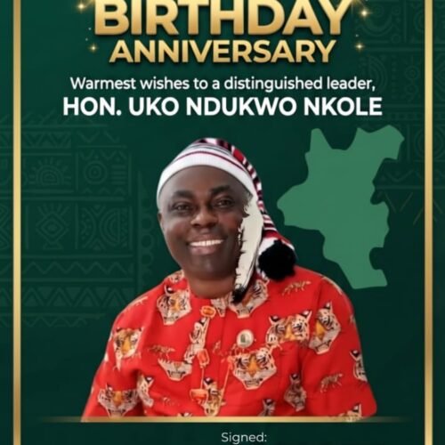 Uko Nkole Media Team Celebrates Its Principal, Rt. Hon. Uko Ndukwe Nkole